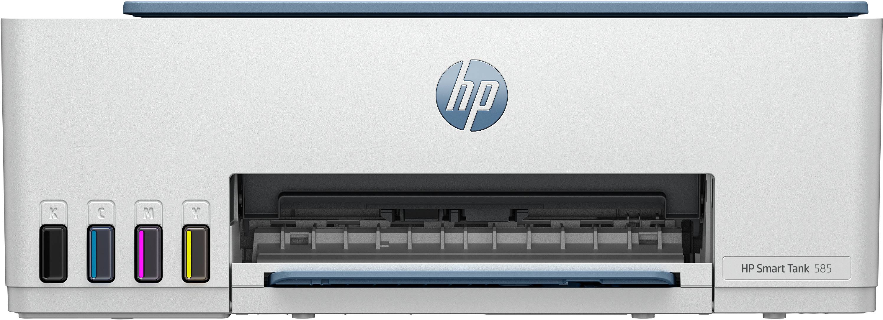 HP Smart Tank 585 All-in-One Printer. Home and home office. Print. copy. scan. Wireless; High-volume printer tank; Print-0