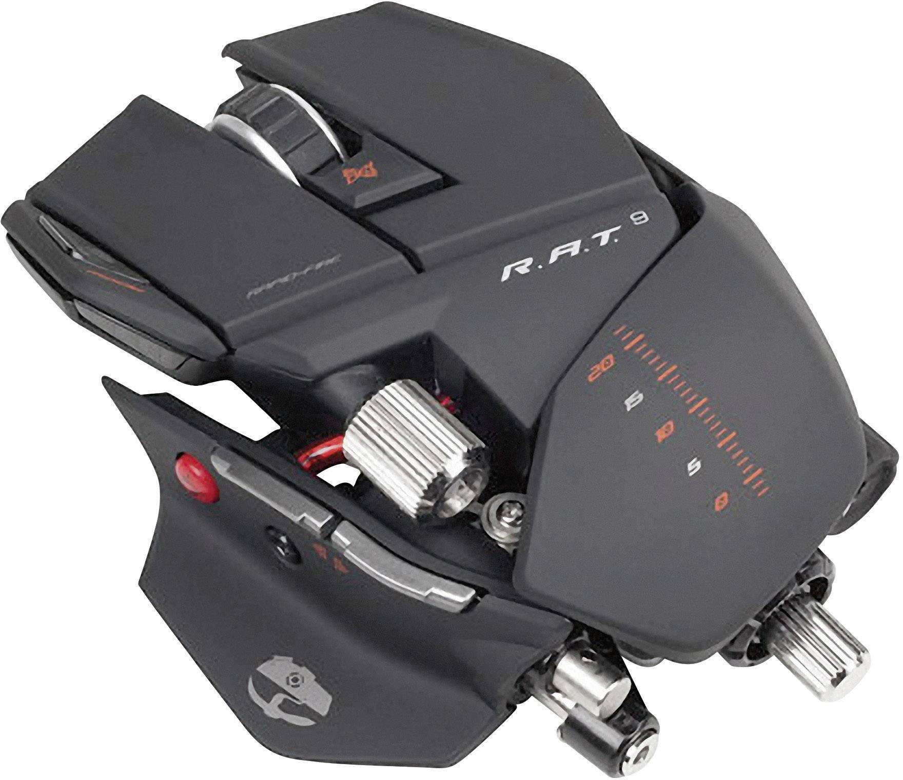 Mouse da gioco senza fili Laser MadCatz R.A.T.9 Peso ridotto, Lunghezza ...