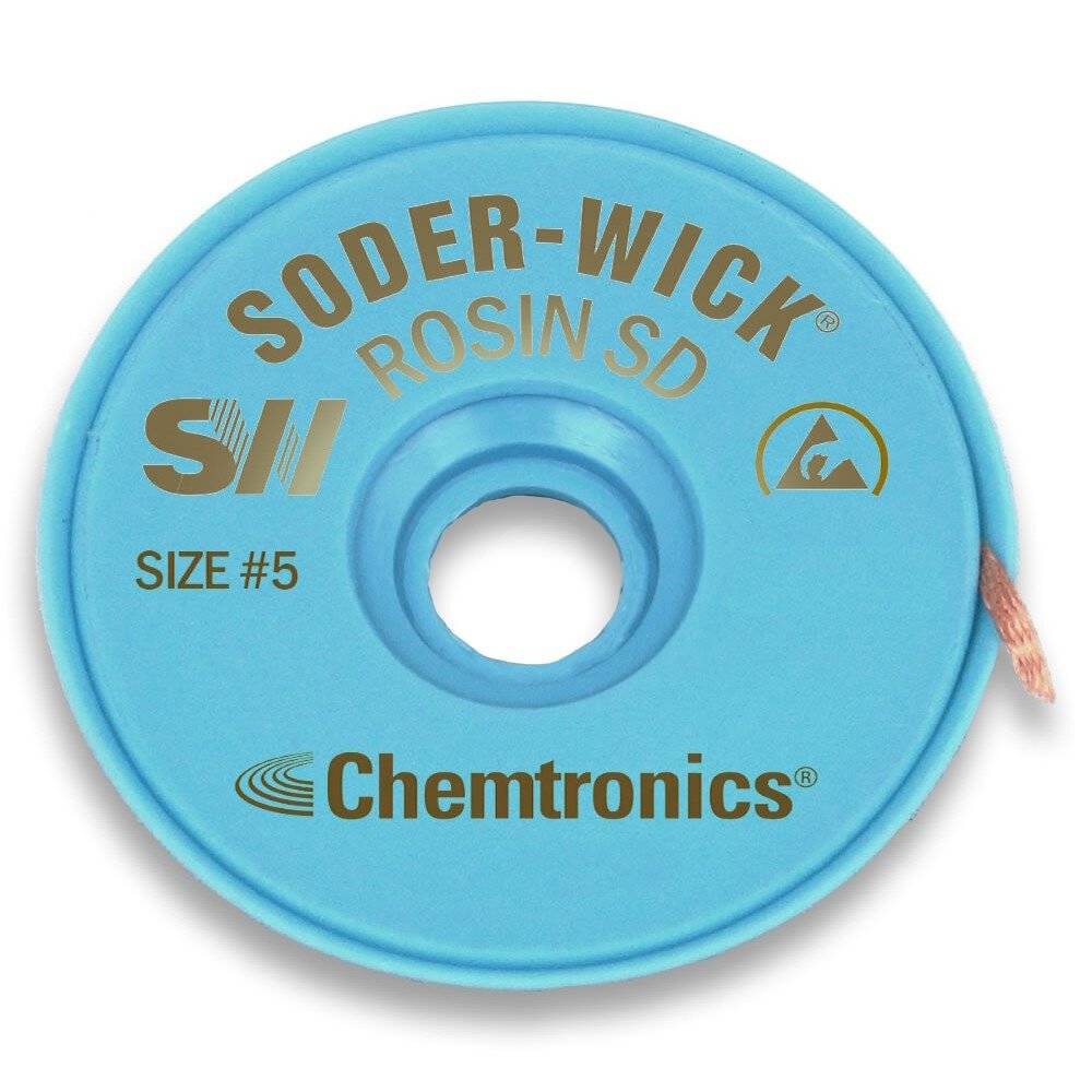 Treccia dissaldante ESD Soder-Wick®, 3,7 mm, marrone, 1,5 m-0