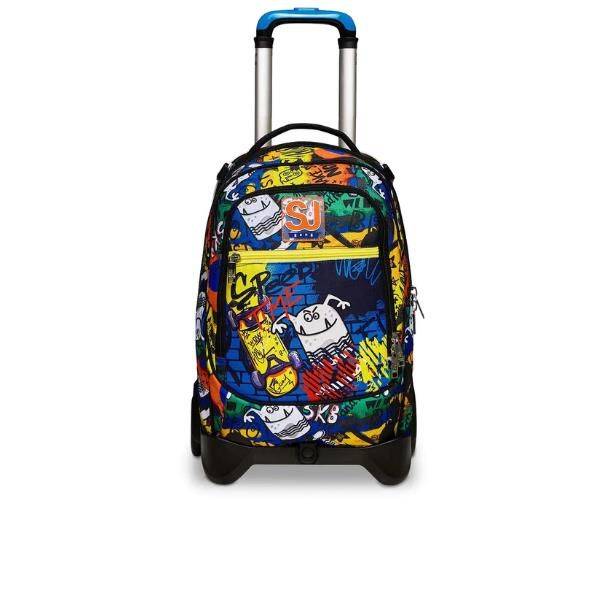 Seven 20C202302-519 zaino Zaino scolastico Multicolore Poliestere-0