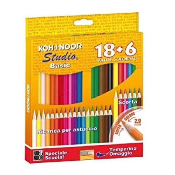 Koh-I-Noor DH3324 pastello colorato Multi 24 pz-0