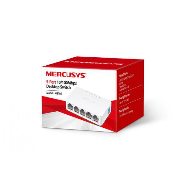 TP-LINK Mercusys MS105 - Switch - unmanaged - 5 x 10/100-1
