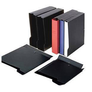 SEI Rota 671480 scatola per la conservazione di documenti Cartoncino, PVC Nero-2