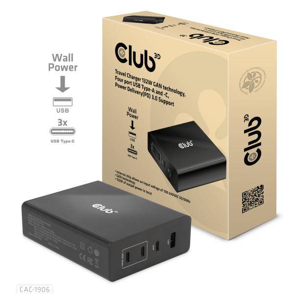 CLUB3D CAC-1906 alimentatore per computer 132 W-3