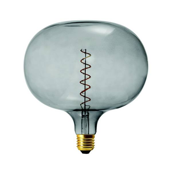 LED FIL CORIANDOLI COBBLE XL GREY 220/240V 4W E27 SPIRAL 220X245 DIM