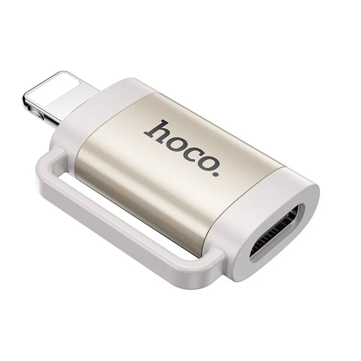Adattatore OTG da porta iPhone a porta USB-C 480 Mbps Grigio-0