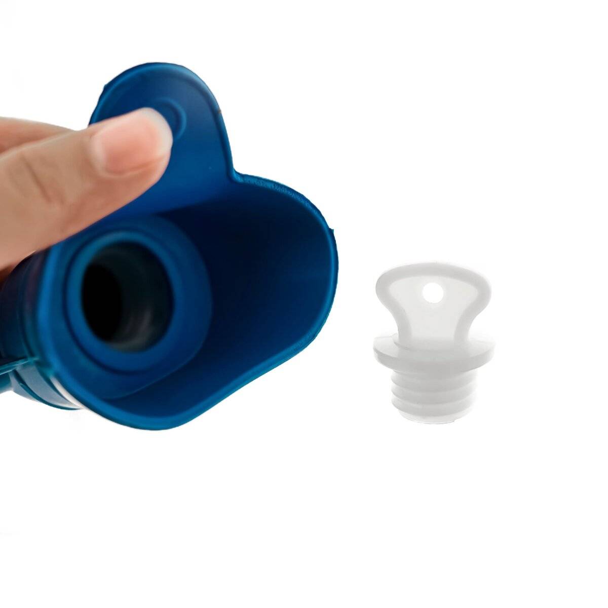 Borse dell'acqua calda classiche con coperchio in fantasia a quadri con motivo tappo a vite 4-1