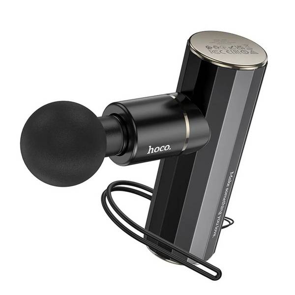 Mini massaggiatore elettrico 2000mAh con 4 livelli di velocità (da 1600 a 3200 giri/min) Nero