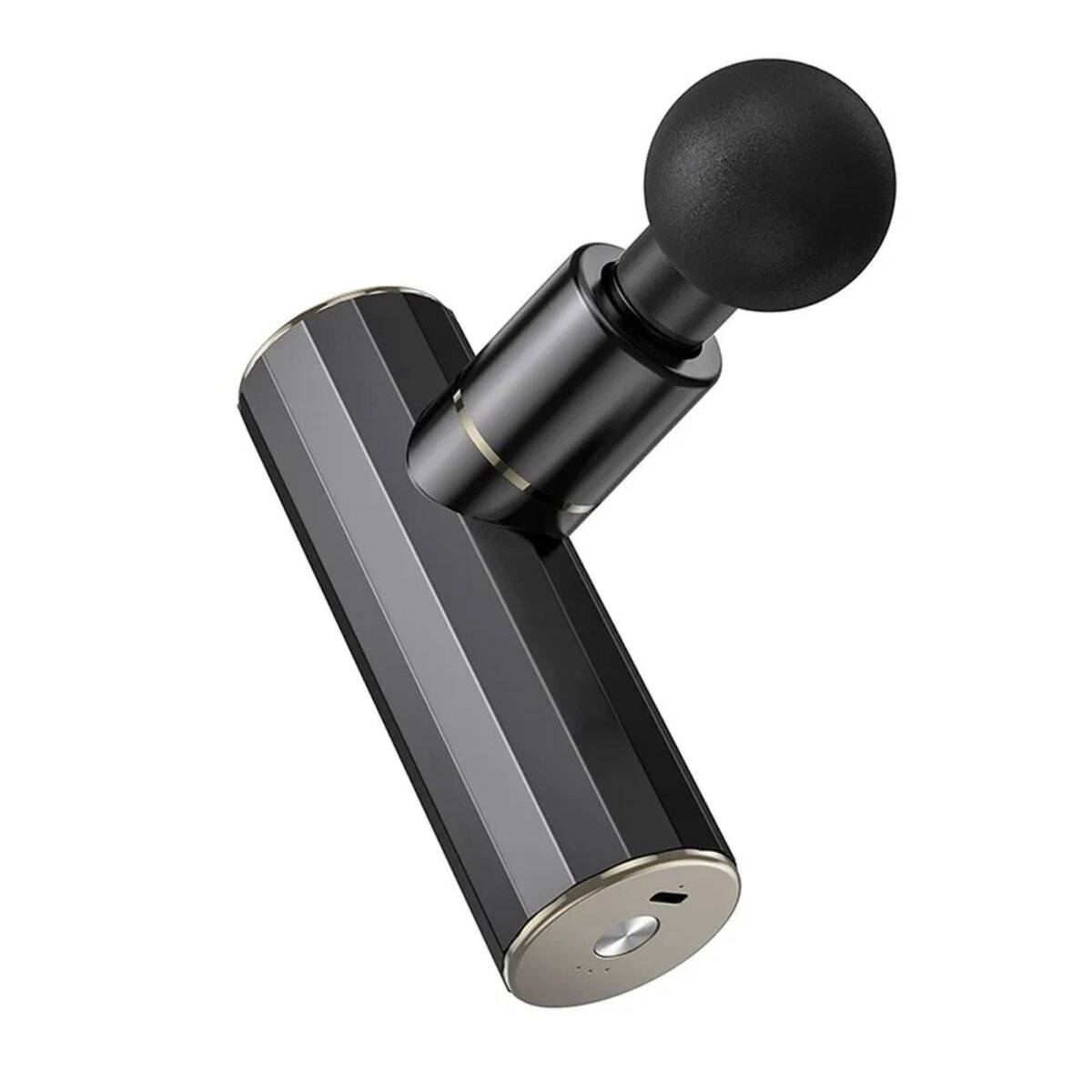 Mini massaggiatore elettrico 2000mAh con 4 livelli di velocità (da 1600 a 3200 giri/min) Nero-1
