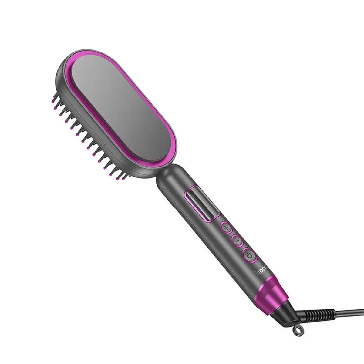 Piastra per capelli con pettine e display - piastra ergonomica con controllo della temperatura-1