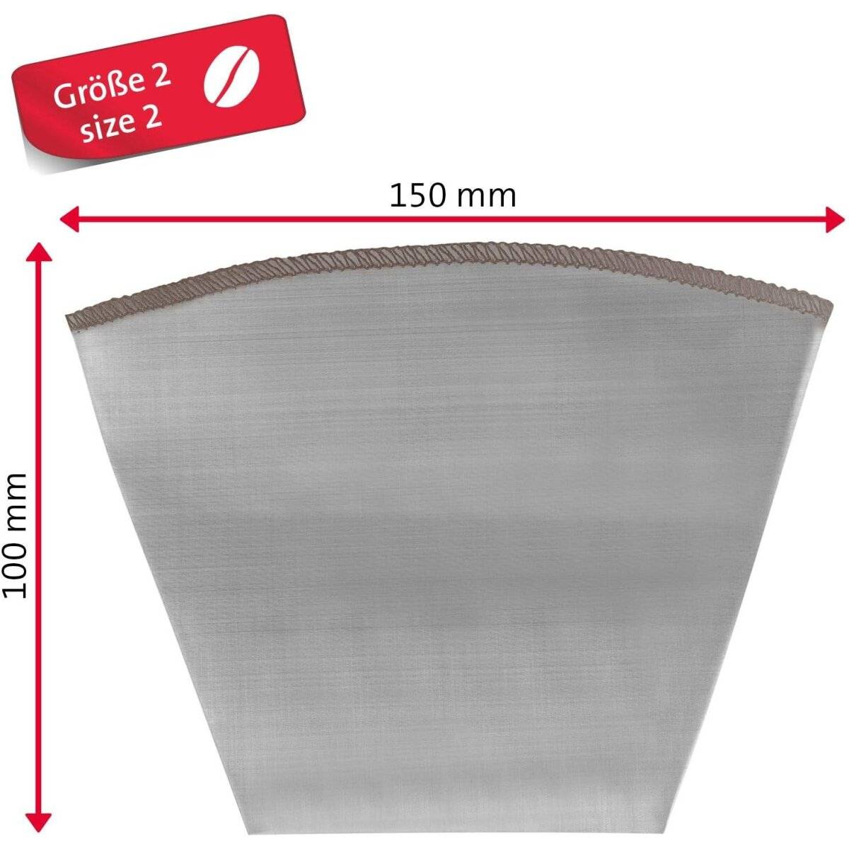 Inserto filtro permanente Westmark misura 2 – pratico filtro da caffè per l'uso quotidiano-2