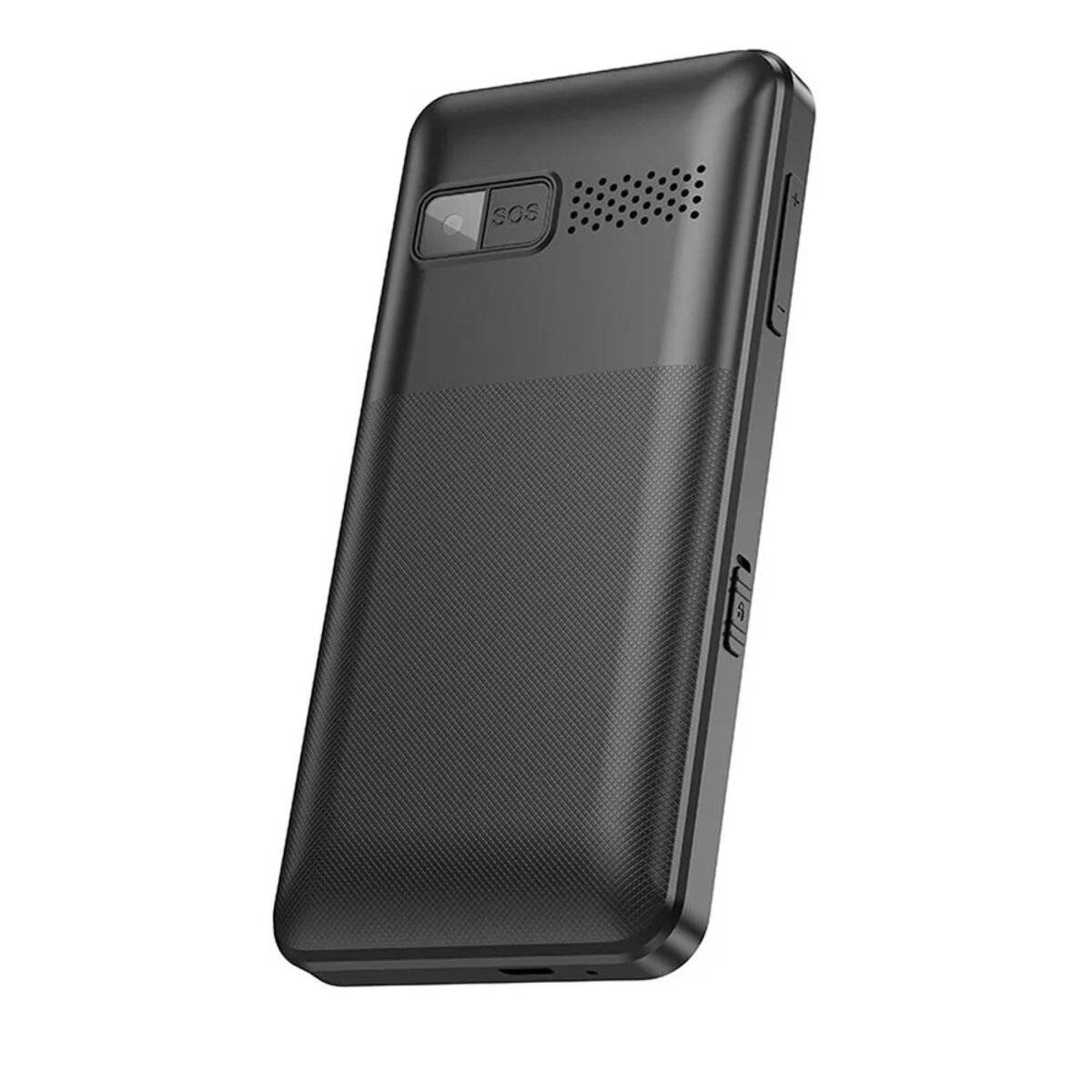 Cellulare con fotocamera e tasto SOS Dual SIM di colore nero 1700 mAh-3
