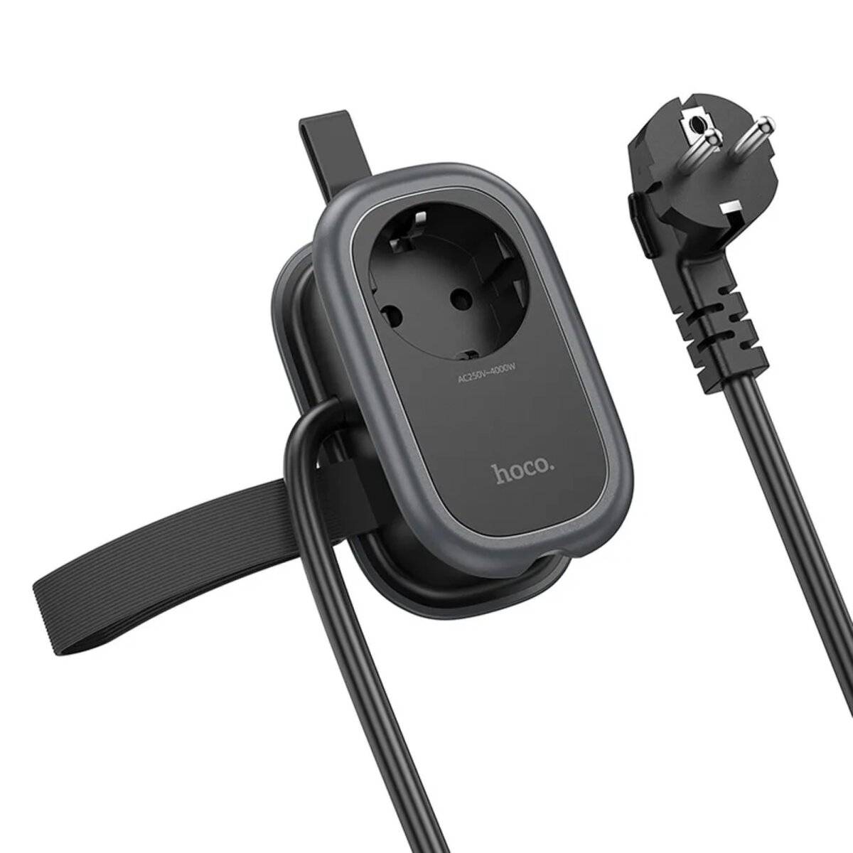 Distributore multifunzionale 1 presa + 2 x USB A+ Type C 4000W PD QC 3A 20W 1,1 m-0
