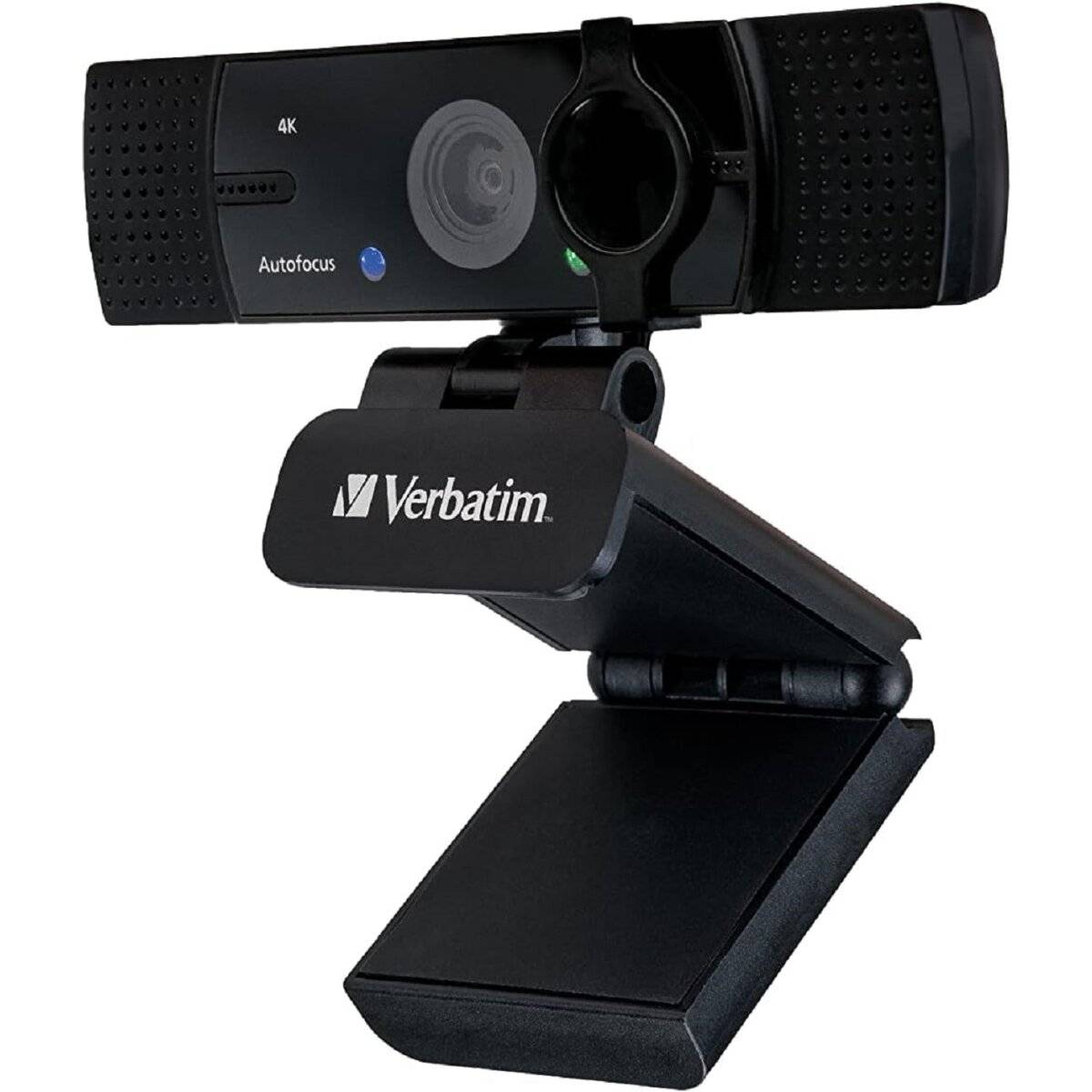 Webcam Verbatim AWC-03 4K con autofocus ruotabile e con microfoni integrati per riunioni video chiare-3
