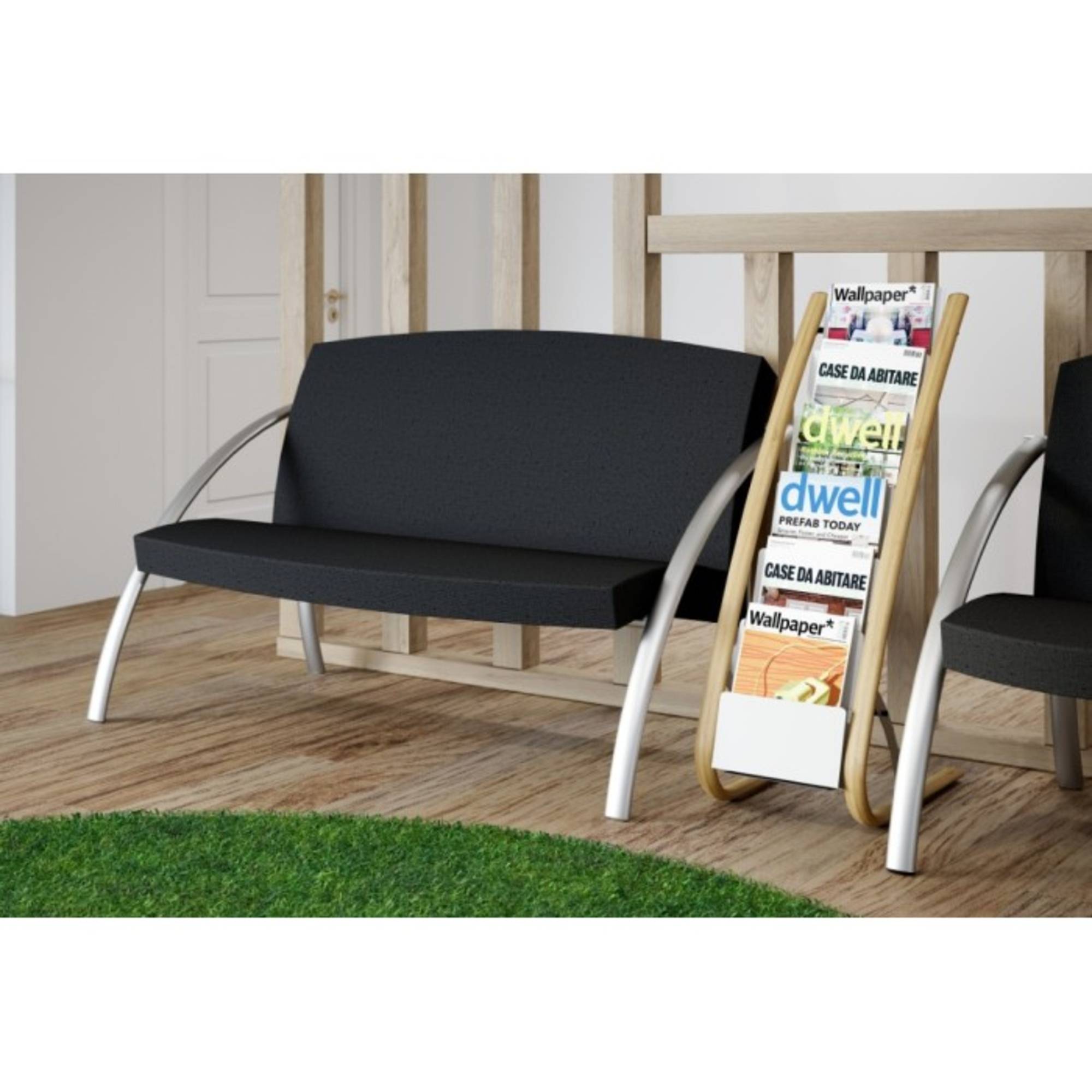 Portariviste da terra - 34x50x93 cm - 6 tasche - Alba-2
