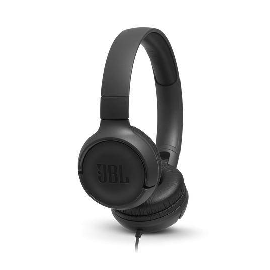 Cuffie JBL Tune 500 Microfono - Abbandono regolabile - Piegabile - Controllo del cavo - Cavo da 1,20 m - colore nero-0
