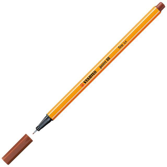 Fineliner Point 88 Stabilo - 0,4 mm - 88/38 (Sanguigna Conf. 10)-0