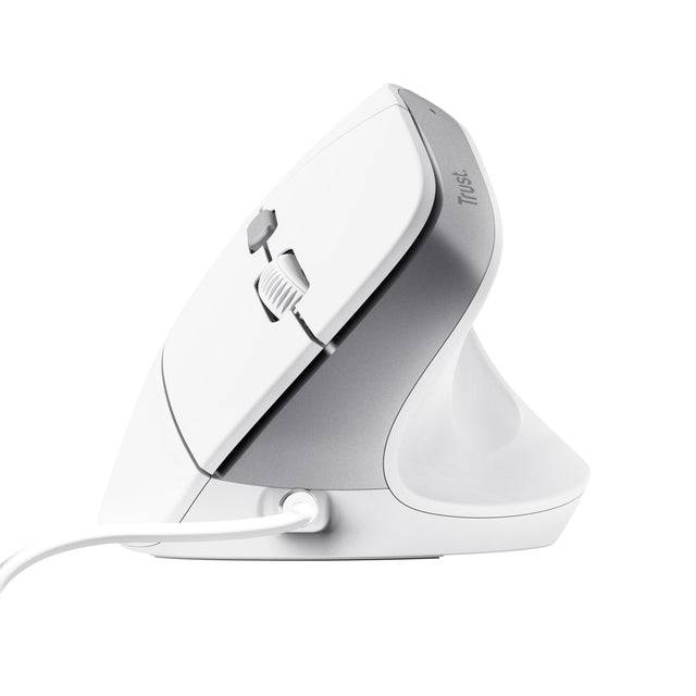 Mouse Ergonomico Ottico Trust 25397 Bianco 2400 dpi-0