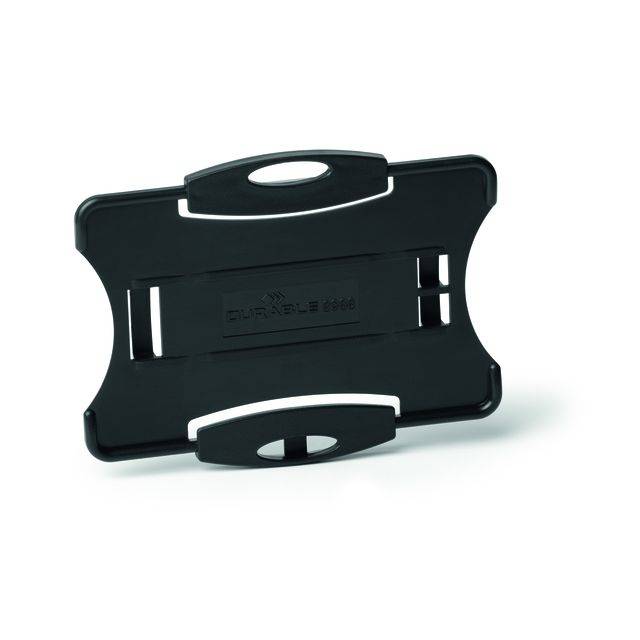 Portabadge Eco Durable - 5,4x8,7 cm - 1 Tessera - 8988-01 (Nero Conf. 10)-3
