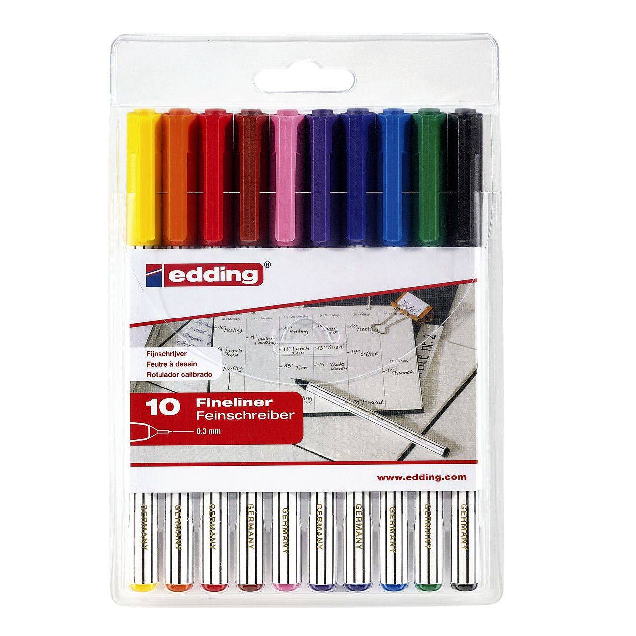 EDDING Fineliner 4-89-10 sortiert VE10 (4-89-10)-3