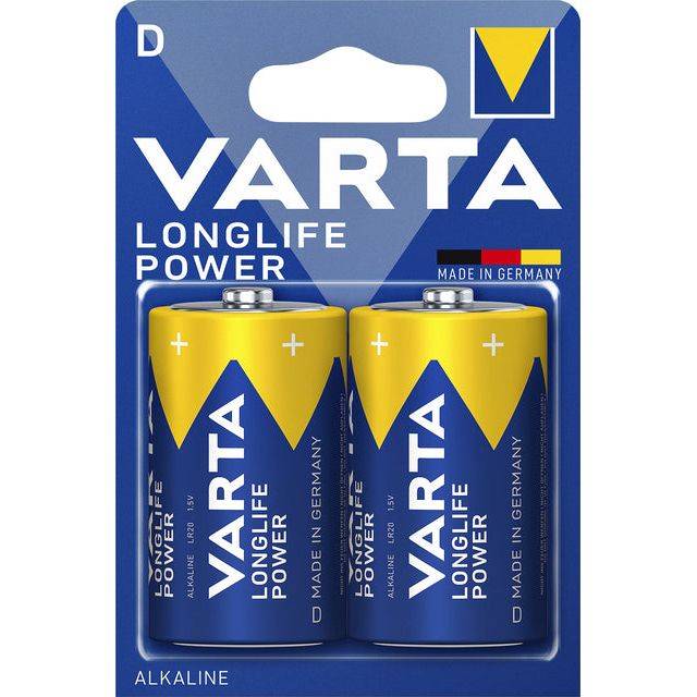 Batteria Varta Longlife Power (ex High Energy) Mono D 4920 in blister da 2-3