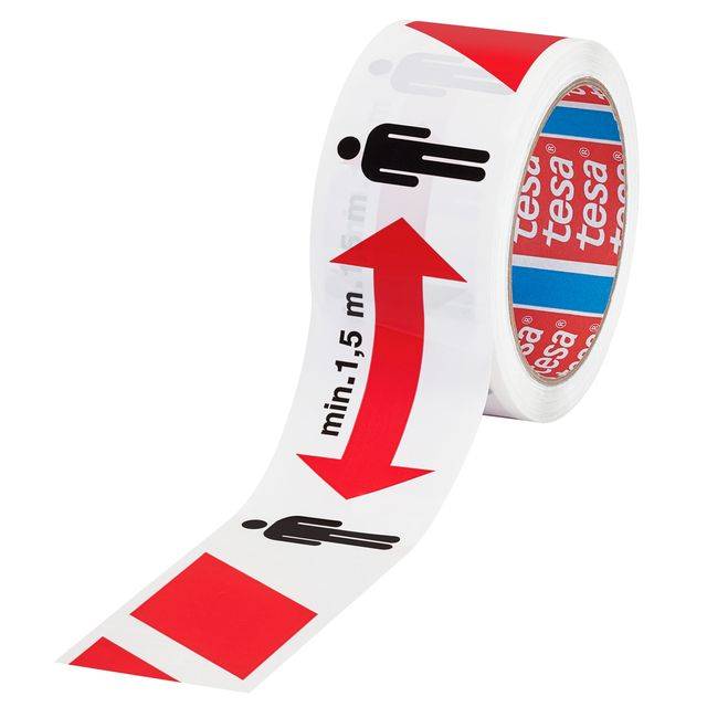 58263 - Signal Social Distancing Tape 50 m x 50 mm (58263-00000-00)-2