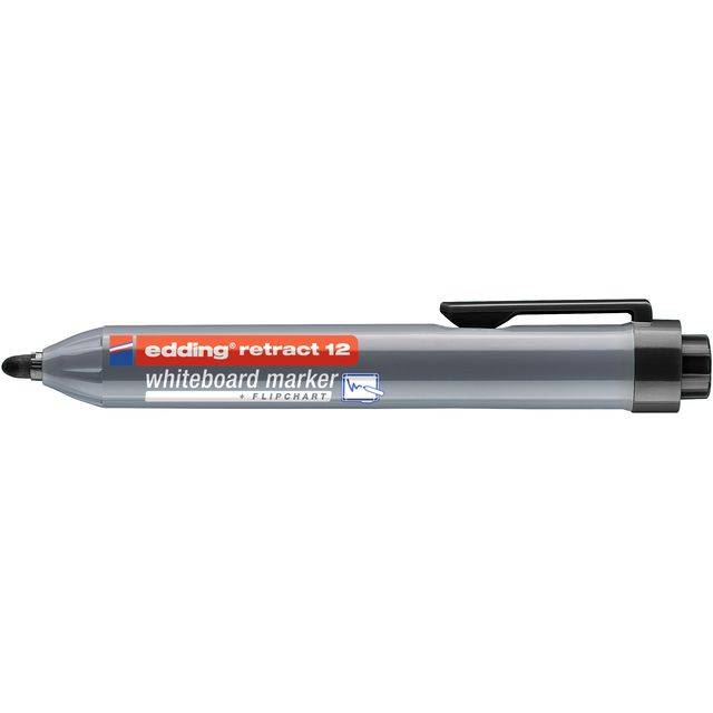 Edding Retract 12. Schreibfarben: Schwarz, Produktfarbe: Schwarz, Grau, Strichbreite (min): 1,5 mm. Menge pro Packung: 1-3