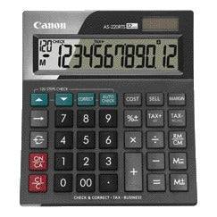 Canon AS-220RTS calcolatrice Desktop Calcolatrice con display Nero-7