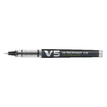 Penna Roller V5 Refillable Pilot - 0,5 mm - 040325 (Nero)-1