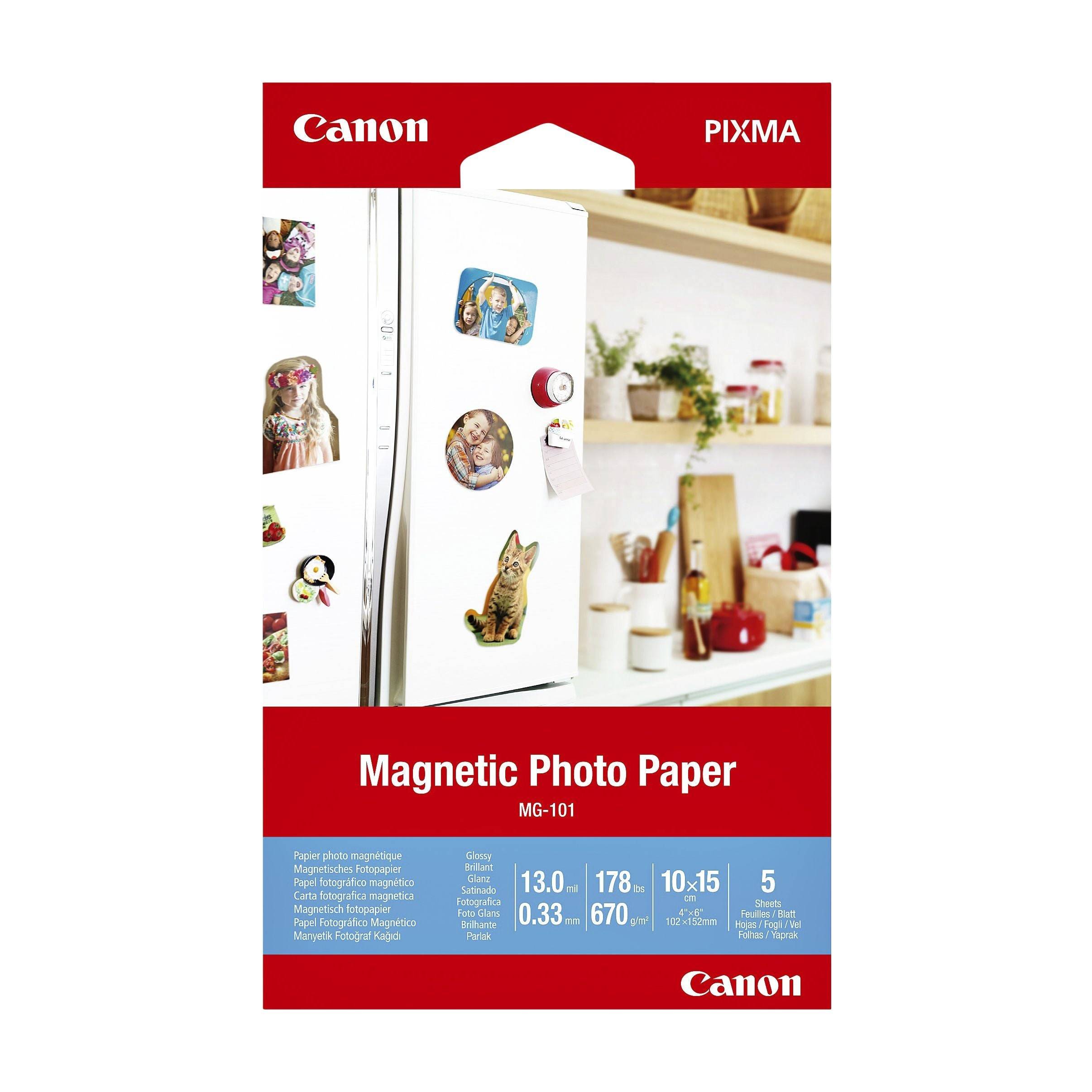 Canon MG-101 Fotopapier magnetisch 100x150mm 670 g/m² - 5 Blatt-3