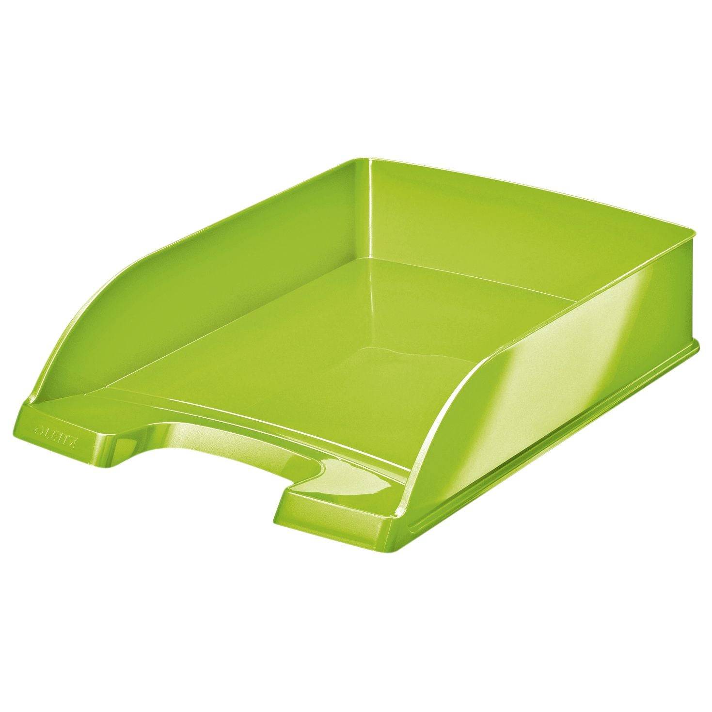 Leitz WOW Polistirolo Verde (Leitz WOW Letter Tray A4 Portrait Green - 52263054)-2