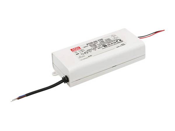 PCD-60-1050B - Mean Well - Alimentatore LED 30W, Corrente Costante CC 1050 mA