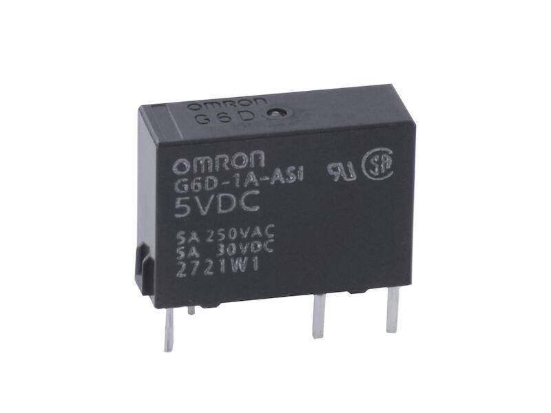 Aratas G6D-1A-ASI 5DC Relè per PCB 5 V/DC 5 A 1 NA 1 pz.