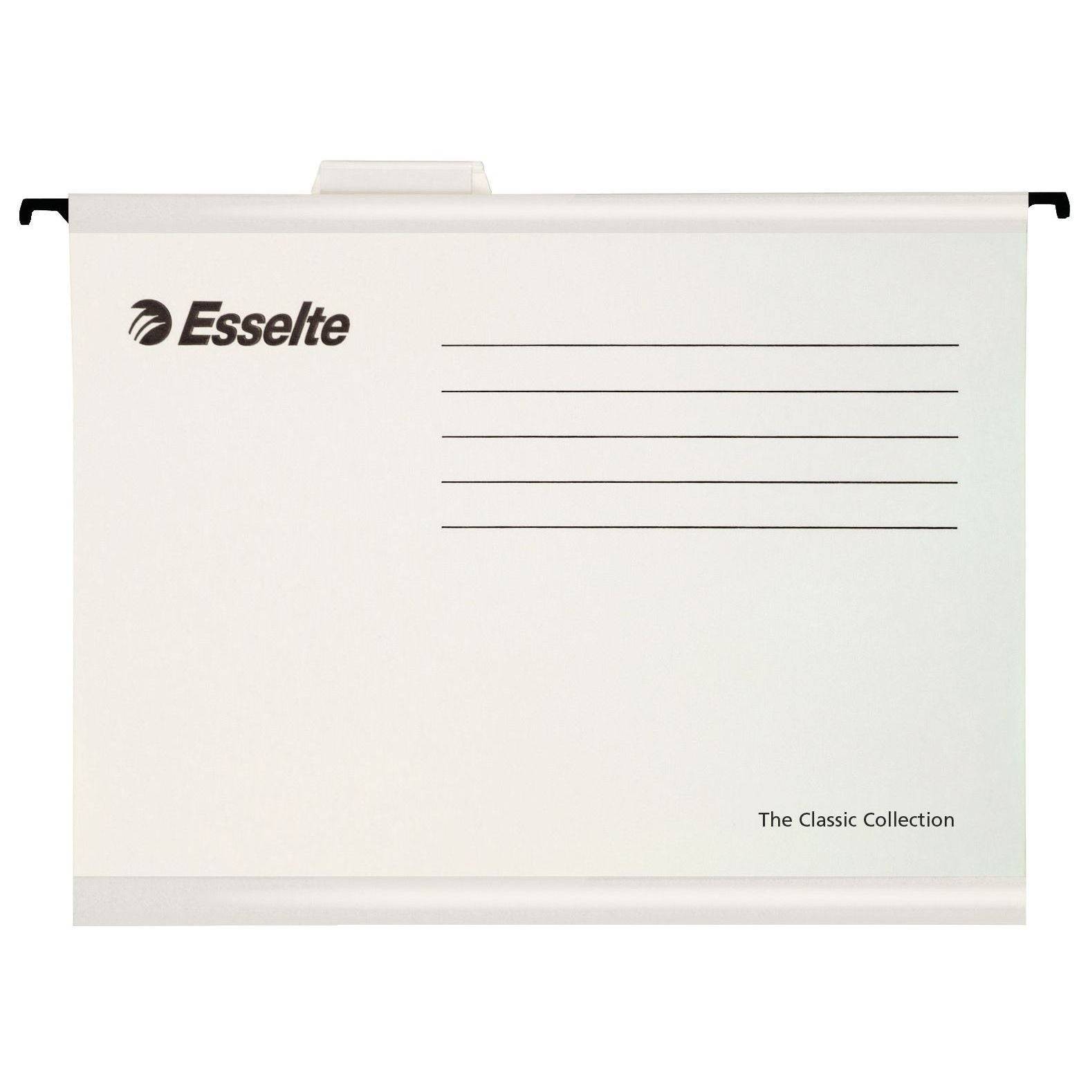 Esselte Pendaflex cartella sospesa e accessorio A4 Cartoncino Bianco 25 pz (Esselte Pendaflex h?ngemappe forst?rke)-3