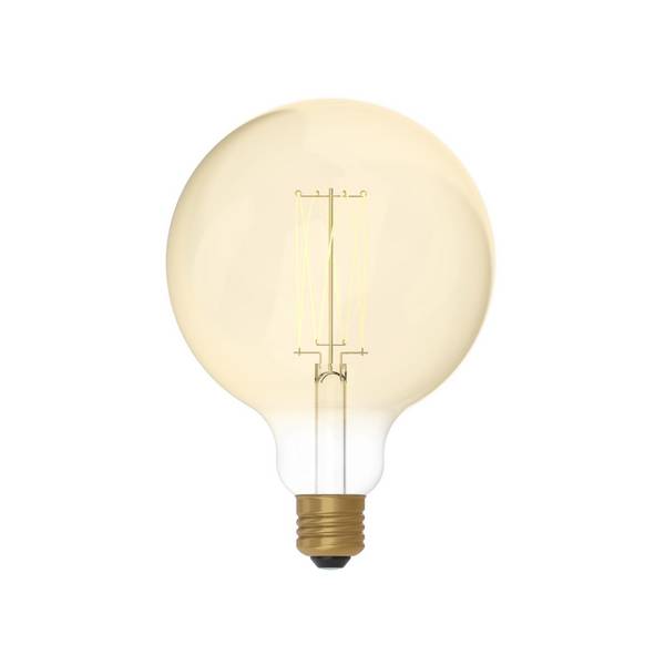 LED CARBON VINT FIL CROSS SPIRAL G125 220/230V 7W 640LM E27 GOLD 2700K DIM C56