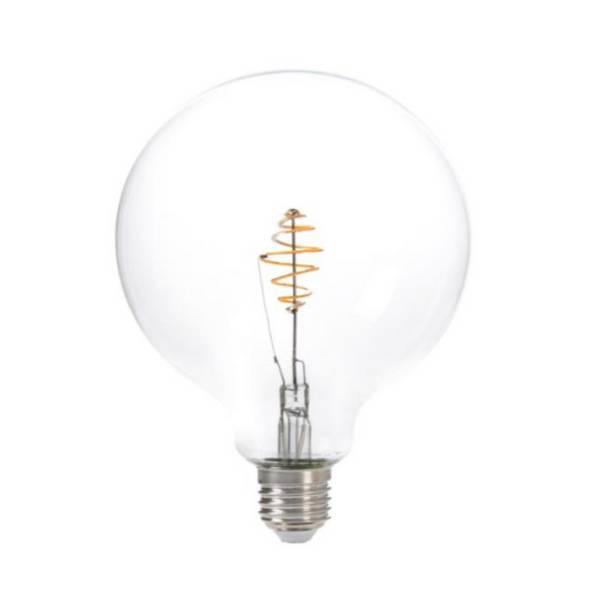 LED FIL SPIRAL BEAUTY GLOBO 125 220/240V 4,5W E27 2700K CLEAR DIM