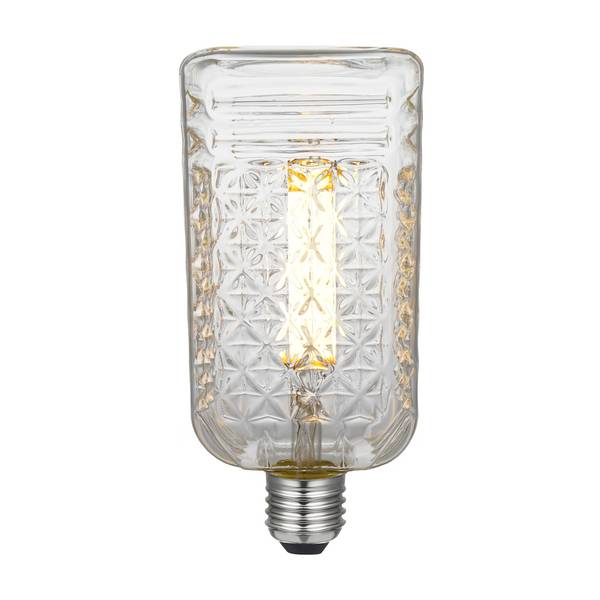 LED CRYSTAL MOIRE 220/240V 6W E27 CLEAR 2200K DIM