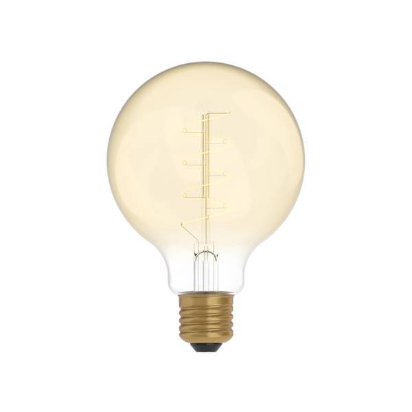 LED CARBON VINT FIL SMALL SPIRAL G95 220/230V 4W 250LM E27 GOLD 1800K DIM C06