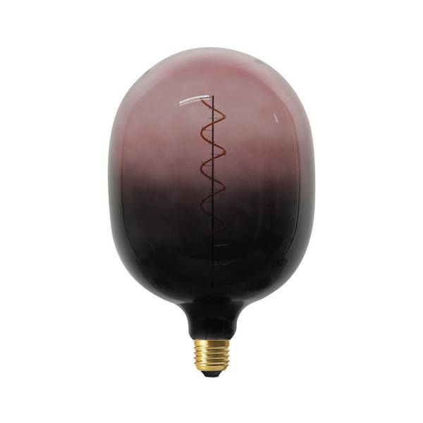 LED FIL CORIANDOLI EGG XL GREY - PINK SPIRAL 4W 220-240V E27 DIM 2200K