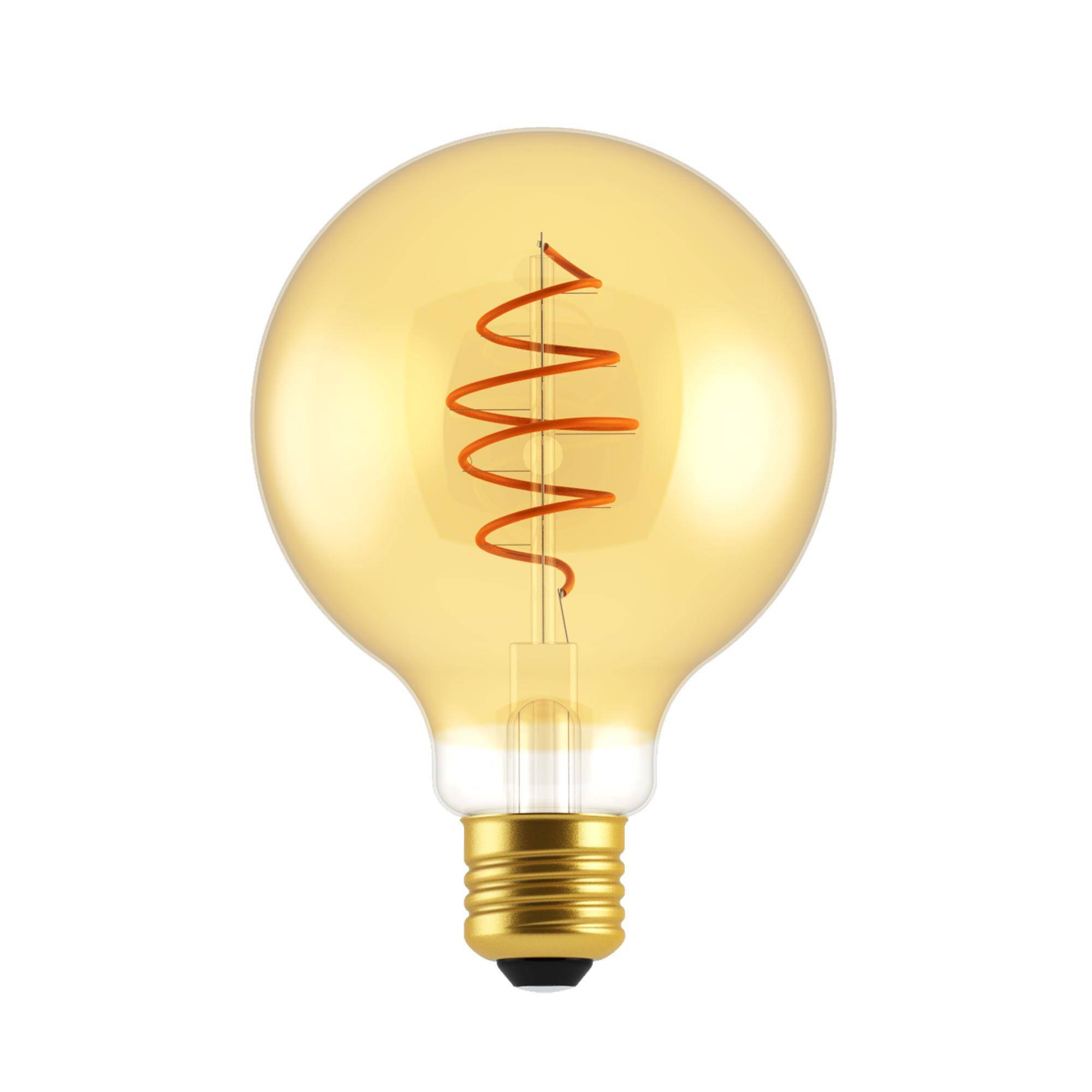 LED CROISSANT G125 220/240V 5W E27 GOLD 2000K DIM-0