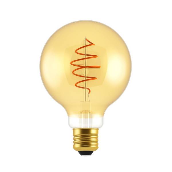LED CROISSANT G125 220/240V 5W E27 GOLD 2000K DIM