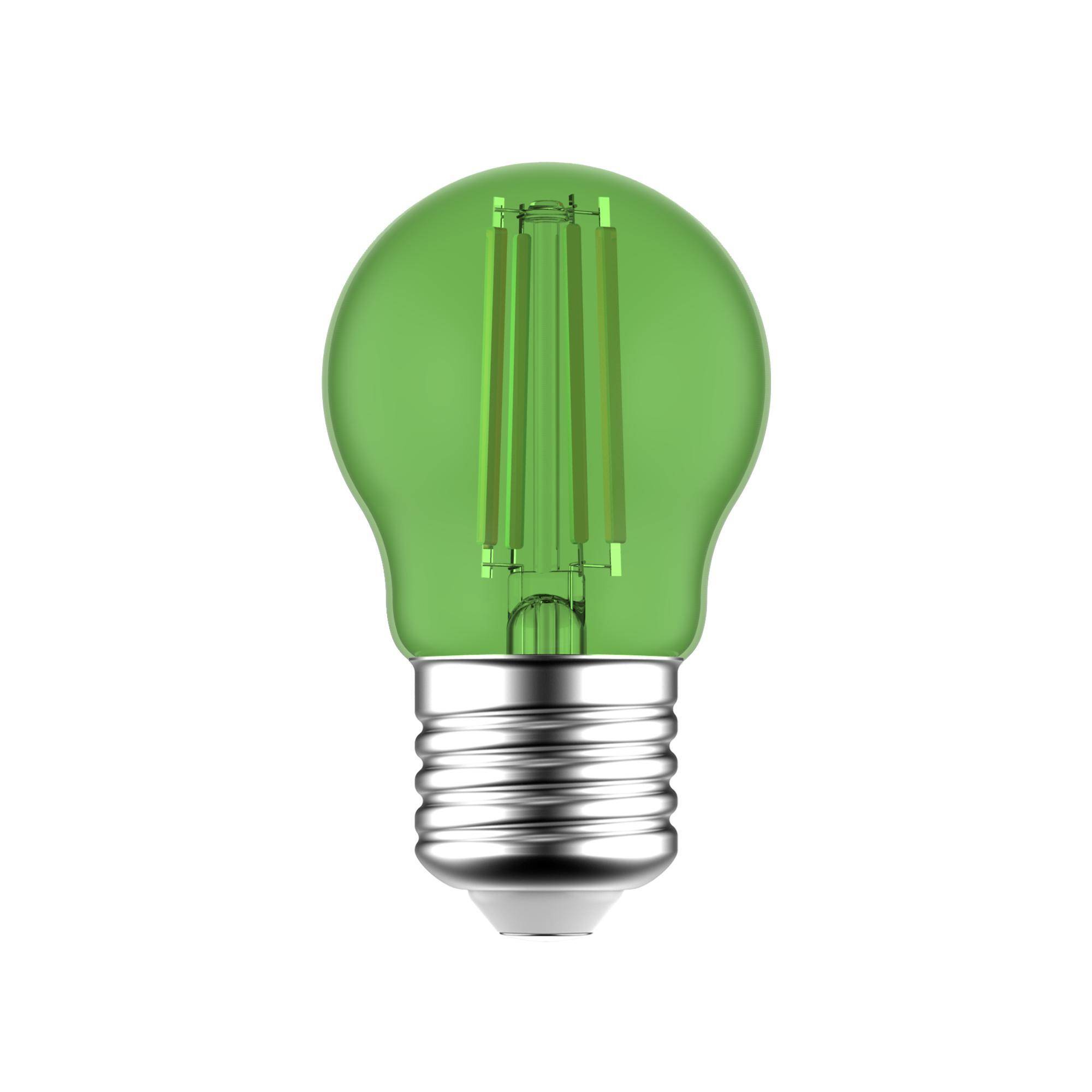 LED FIL SFERA 220/240V 1,4W E27 2700K GREEN-0