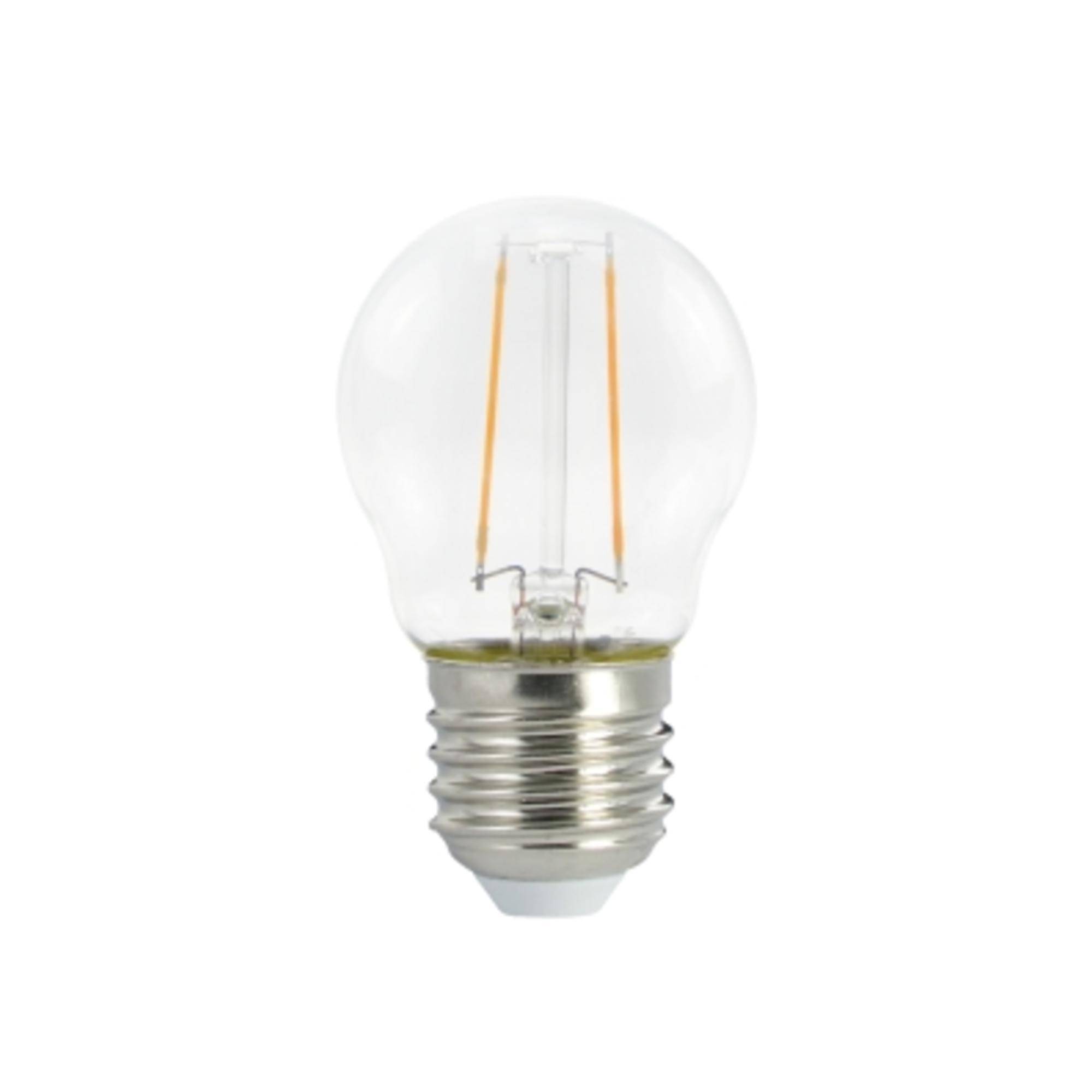 LED FIL SFERA 220/240V 2W E27 2700K CLEAR-0