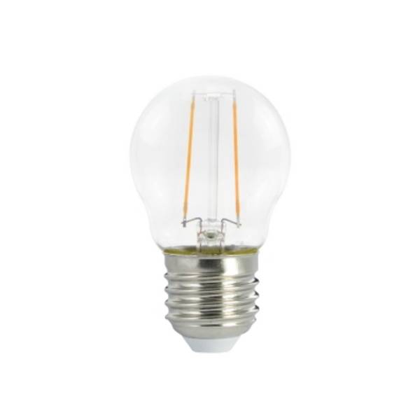 LED FIL SFERA 220/240V 2W E27 2700K CLEAR