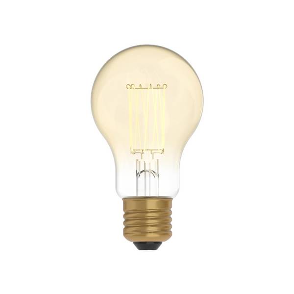 LED CARBON VINT FIL CROSS SPIRAL A60 220/230V 7W 640LM E27 GOLD 2700K DIM C53