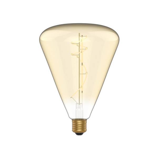 LED VINT FIL HL CONE 140 220/230V 8,5W 806LM E27 GOLD 2200K DIM H06