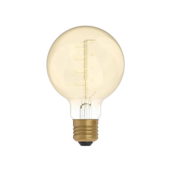 LED CARBON VINT FIL SMALL SPIRAL G80 220/230V 4W 250LM E27 GOLD 1800K DIM C05