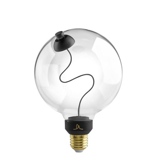 LED SATELLITE 4W E27 2700K 120° CRI95 470LM DIM CLEAR BLACK