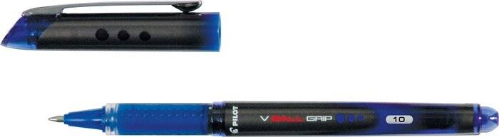Pilota v -ball grip 10 rullo a inchiostro 0,6 mm - scrittura di colore blu-2