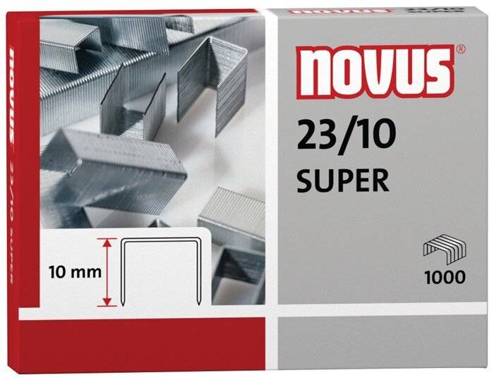 Novus heft bloccanti Super 23/10 - 1.000 pezzi-2